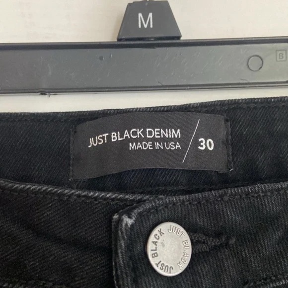 NWT Just Black Denim Vintage Cropped Flare women size 30 - Picture 5 of 6